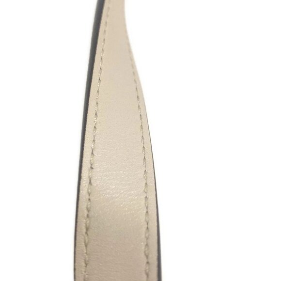 Auth Salvatore Ferragamo Gancini - White Leather Shoulder Bag - Picture 6 of 8